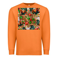 Carrot christmas leopard chicken Premium Sweatshirt - FaDigitalArtStudio
