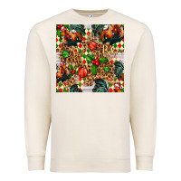 Sandshell christmas leopard chicken Premium Sweatshirt - FaDigitalArtStudio