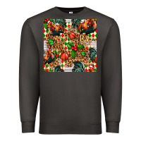 Smoke christmas leopard chicken Premium Sweatshirt - FaDigitalArtStudio