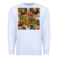 White christmas leopard chicken Premium Sweatshirt - FaDigitalArtStudio