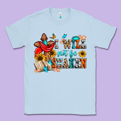 I Will Not Be Shaken Classic Tee Designed By Zillion Design Studio