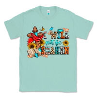 Seafoam i will not be shaken Classic Tee - Zillion Design Studio