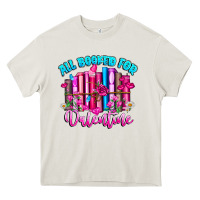 Cream All Booked For Valentines Heavy Core Tee - CowhideDigitalArt