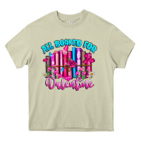 Mossy All Booked For Valentines Heavy Core Tee - CowhideDigitalArt