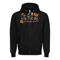 Black healthcare administrator Zipper Hoodie - texasbilliewilder
