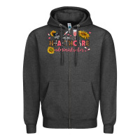 Charcoal Heather healthcare administrator Zipper Hoodie - texasbilliewilder
