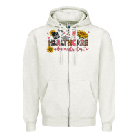 Oatmeal Heather healthcare administrator Zipper Hoodie - texasbilliewilder