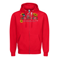 Red healthcare administrator Zipper Hoodie - texasbilliewilder