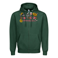Sports Green healthcare administrator Zipper Hoodie - texasbilliewilder