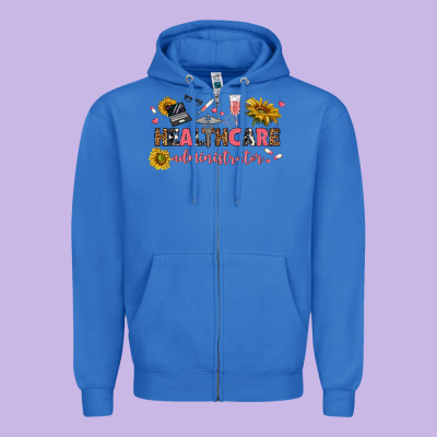 Zipper Hoodie healthcare administrator