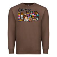 Chestnut coffee İs mt love Premium Sweatshirt - CowhideDigitalArt