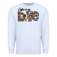White coffee İs mt love Premium Sweatshirt - CowhideDigitalArt