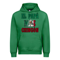 Emerald El Papa Mas Chingon Mexican Flag Urban Hoodie - Jasminsmagicworld