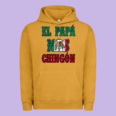 El Papa Mas Chingon Mexican Flag Urban Hoodie Designed By Jasminsmagicworld