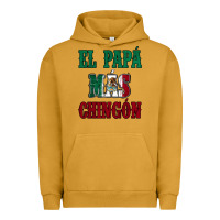 Pigment Peanut Butter El Papa Mas Chingon Mexican Flag Urban Hoodie - Jasminsmagicworld