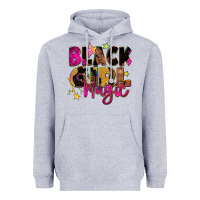 Heather Grey Black girl magic Heavyweight Hoodie - Zillion Design Studio