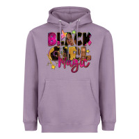Lavender Black girl magic Heavyweight Hoodie - Zillion Design Studio