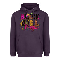 Plum Black girl magic Heavyweight Hoodie - Zillion Design Studio