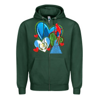 Sports Green guatemala hearts Zipper Hoodie - texasbilliewilder