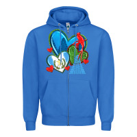 True Royal guatemala hearts Zipper Hoodie - texasbilliewilder
