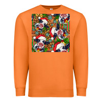 Carrot christmas leopard cow Premium Sweatshirt - FaDigitalArtStudio