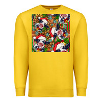Lemon christmas leopard cow Premium Sweatshirt - FaDigitalArtStudio