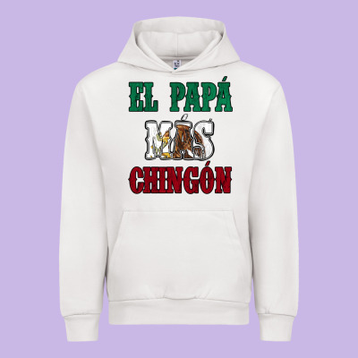 El Papa Mas Chingon Mexican Flag Urban Hoodie Designed By Jasminsmagicworld