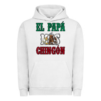 Pigment Lunar Rock El Papa Mas Chingon Mexican Flag Urban Hoodie - Jasminsmagicworld