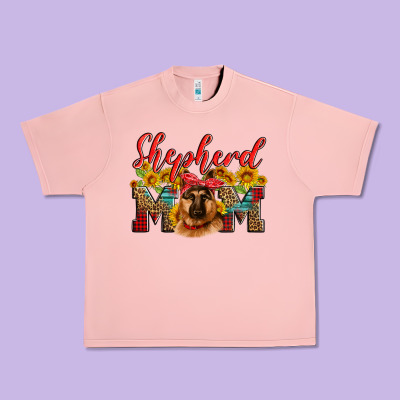 German Shepherd Mom Urban Heavy Tee Designed By Artiststas