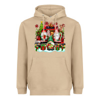 Mushroom christmas gnome truck Heavyweight Hoodie - texasbilliewilder