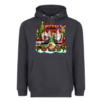 Smoke christmas gnome truck Heavyweight Hoodie - texasbilliewilder