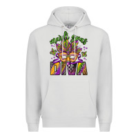 Dove Grey mardi gras diva Premium Hoodie - Jasminsmagicworld