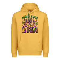 Mustard mardi gras diva Premium Hoodie - Jasminsmagicworld