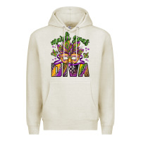 Oatmeal Heather mardi gras diva Premium Hoodie - Jasminsmagicworld