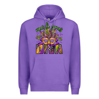 Purple mardi gras diva Premium Hoodie - Jasminsmagicworld