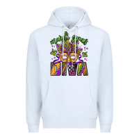 White mardi gras diva Premium Hoodie - Jasminsmagicworld