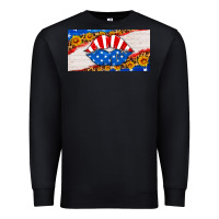 Black usa life license plate Premium Sweatshirt - HRA Design Shop