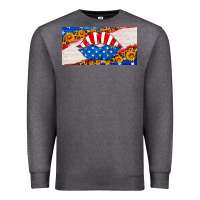 Charcoal Heather usa life license plate Premium Sweatshirt - HRA Design Shop
