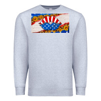 Heather Grey usa life license plate Premium Sweatshirt - HRA Design Shop