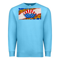 Ocean Blue usa life license plate Premium Sweatshirt - HRA Design Shop
