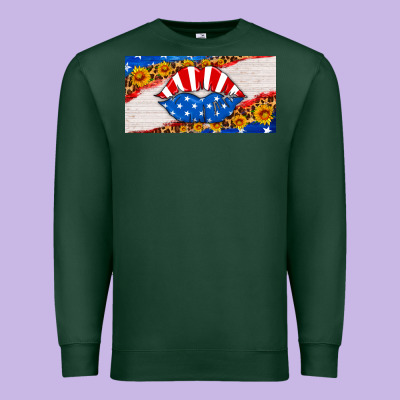 Usa Life License Plate Premium Sweatshirt Designed By Hra Design Shop