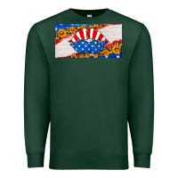 Sports Green usa life license plate Premium Sweatshirt - HRA Design Shop