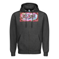 Charcoal Heather Valentine's Day Nurse Zipper Hoodie - RanaPortraitStore