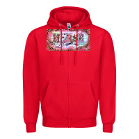 Red Valentine's Day Nurse Zipper Hoodie - RanaPortraitStore