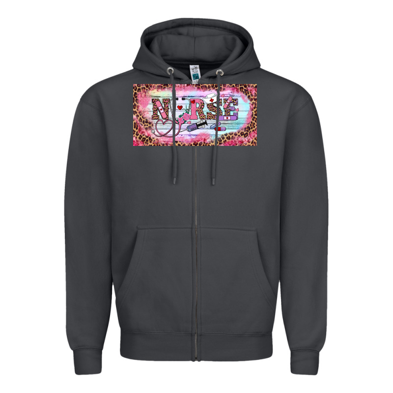 Valentine's Day Nurse Zipper Hoodie by RanaPortraitStore | Teevron