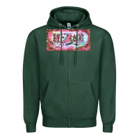 Sports Green Valentine's Day Nurse Zipper Hoodie - RanaPortraitStore