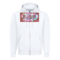 White Valentine's Day Nurse Zipper Hoodie - RanaPortraitStore