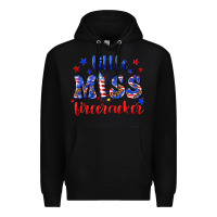 Black little miss firecracker Premium Hoodie - NancyCooperArtShop
