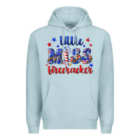 Blue Mist little miss firecracker Premium Hoodie - NancyCooperArtShop