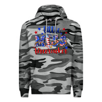 Slate Camo little miss firecracker Premium Hoodie - NancyCooperArtShop